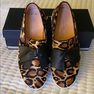 Kate Spade Leopard Slide On Sneakers